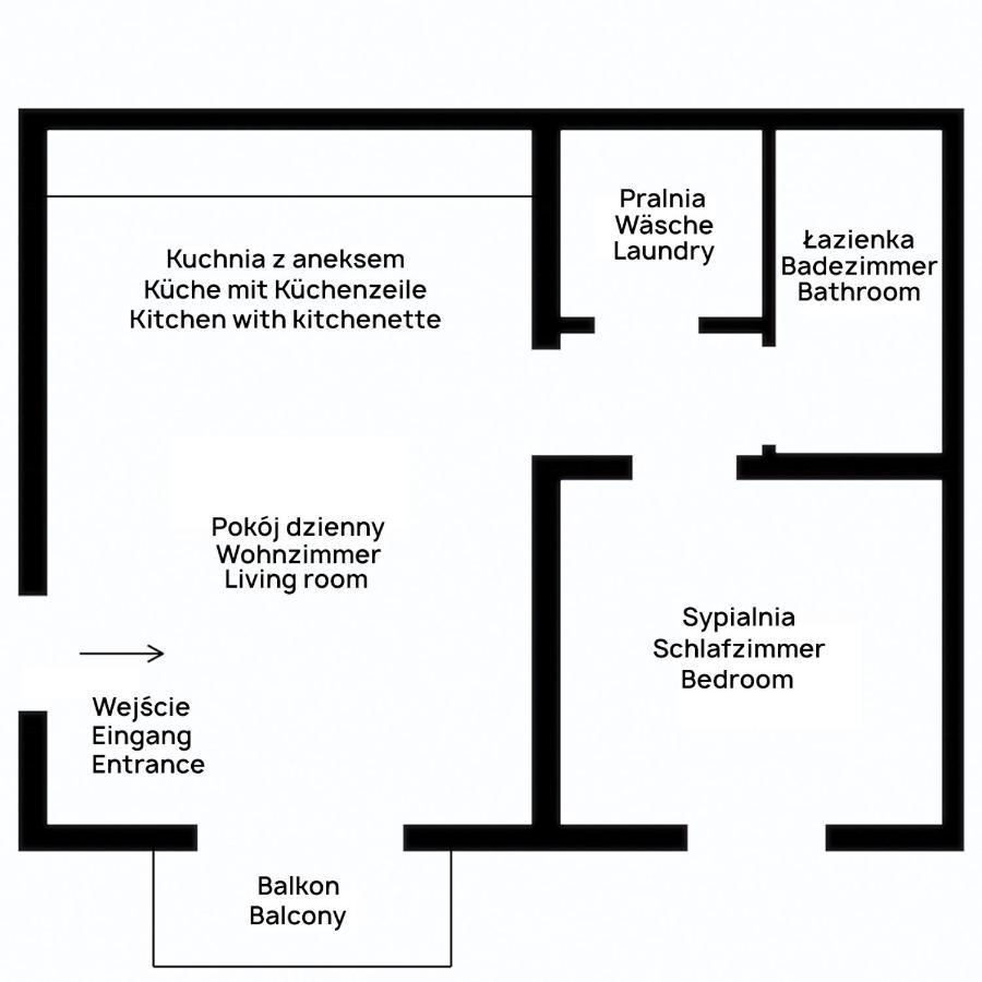 Apartamento Przytulny Apartament Mickiewicza 14 4 Wielen Exterior foto